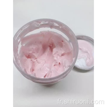 Masque de boue rose pour un nettoyage en profondeur des pores et des points noirs à la boue de la mer Morte de marque privée